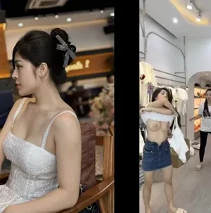 Nhung Nguyễn Boutique Hải Phòng lộ hàng lúc live stream