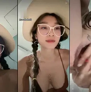 Rosababyvip nghịch bướm bắn nước tùm lum trong wc TTTM