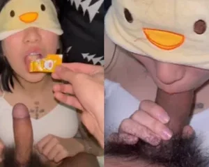 Bắt em người yêu ăn kẹo mát để bú cu cho sướng