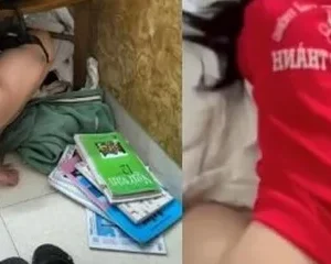 Clip sex bé Học Sinh THPT Trần Văn Thành chịch nhau trong nhà nghỉ