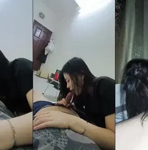 Đi làm về chưa kịp thay đồ em đã kéo quần xuống ngấu nghiến bú mút